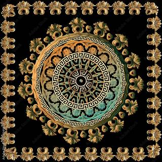 Round frame wallpaper