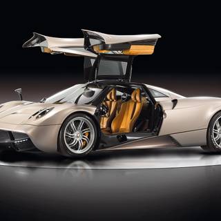 Butterfly doors wallpaper