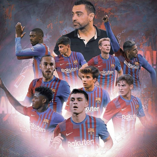 Barcelona 2022 squad wallpaper