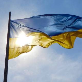 Ukrainian flag wallpaper