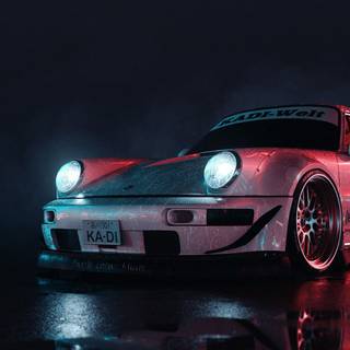 Porsche 911 RWB desktop wallpaper