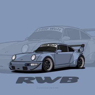 Porsche 911 RWB desktop wallpaper