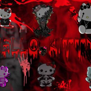 Scary Hello Kitty wallpaper
