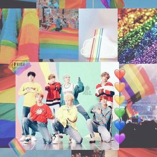LGBT aesthetic collage wallpaper