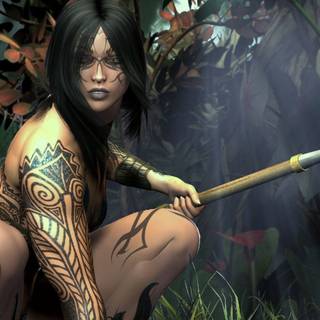 Fantasy female warriors wallpaper