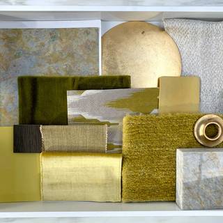 Mood board spring wallpaper