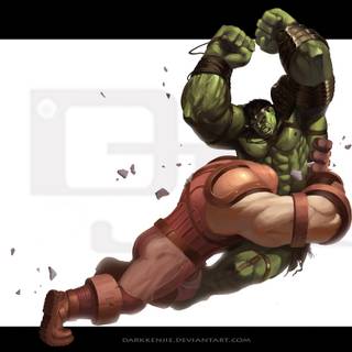 Hulk vs Juggernaut wallpaper