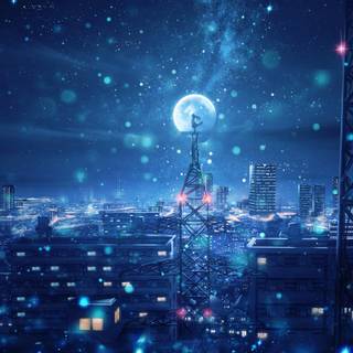 Blue aesthetic 4k wallpaper