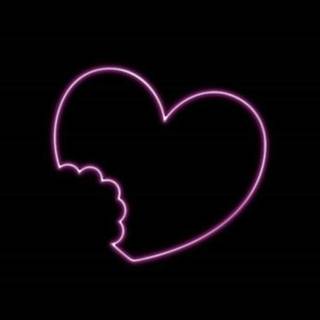 Glowing heart wallpaper