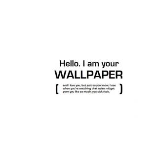 Funny hello wallpaper