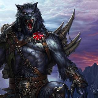 Werewolf male alpha wallpaper