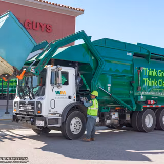 Trash truck wallpaper