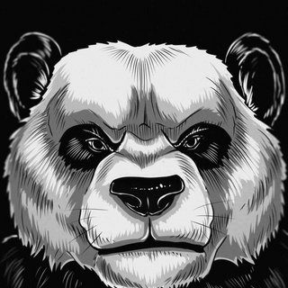 Angry panda wallpaper