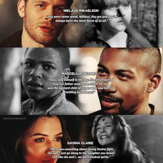 Marcel and Davina wallpaper