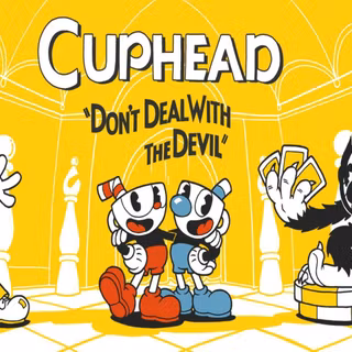 Bendy and Cuphead desktop wallpaper