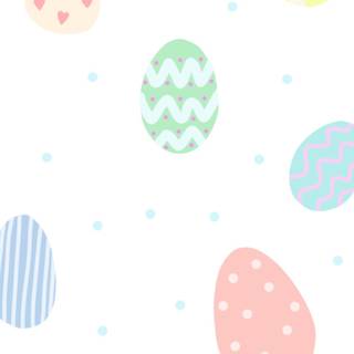 Easter eggs aesthetic wallpaper