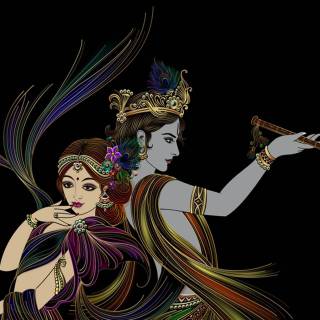 Krishna logo wallpaper
