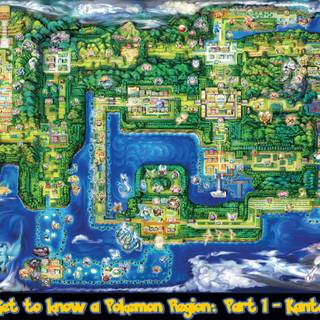 Kanto Pokémon wallpaper