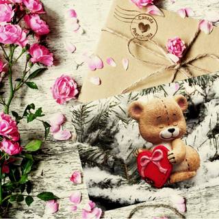 Teddy Bear spring wallpaper
