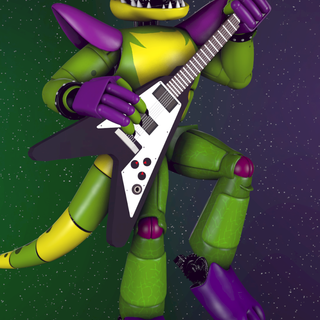 Monty Gator vs Glamrock Bonnie wallpaper