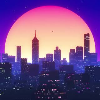 City by night wallpaper