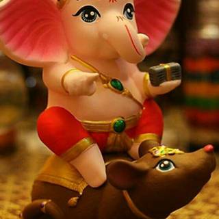 Cartoon Ganesh wallpaper