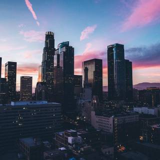 Los Angeles sunset wallpaper