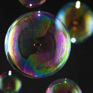 Soap bubbles wallpaper