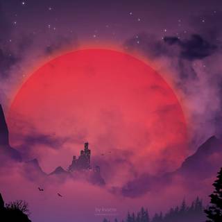 Dracula castle wallpaper