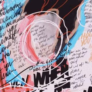 Art collage wallpaper