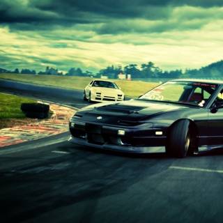 Drift car desktop wallpaper