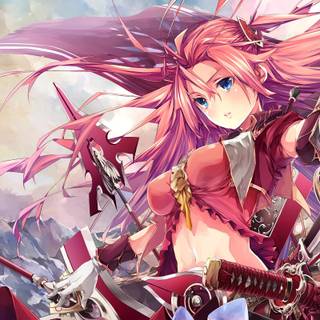 Samurai anime PC wallpaper