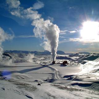 Geothermal energy wallpaper