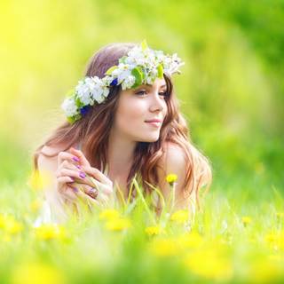 Women nature cute wallpaper