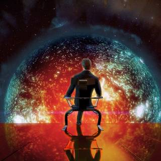 Space technology wallpaper