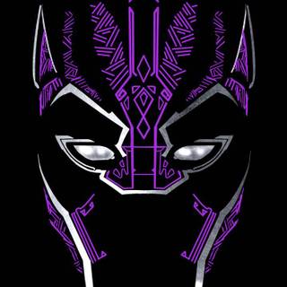 Black Panther Marvel logo wallpaper