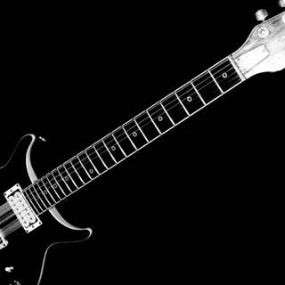 White guitar wallpaper