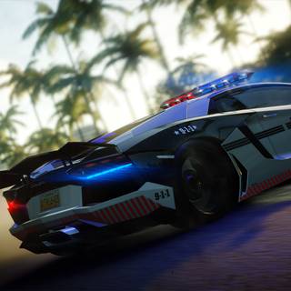 Police Lamborghini wallpaper