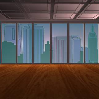 Empty office wallpaper