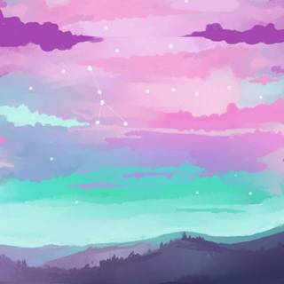 Aesthetic purple iPhone Xr wallpaper