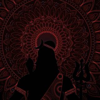 Shiva minimalist wallpaper