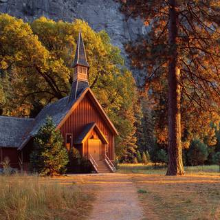 Old church wallpaper