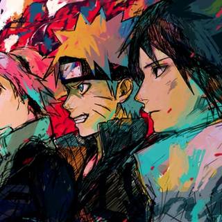 Cool aesthetic desktop Naruto wallpaper