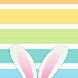 Cute Easter iPhone bunny wallpaper