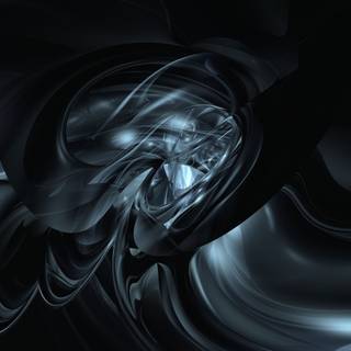 3D dark black wallpaper