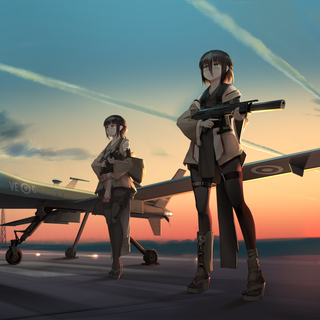 Drone aircraft wallpaper