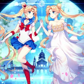 Moon anime PC wallpaper