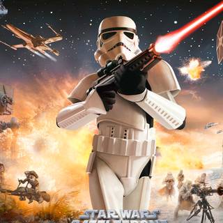 Retro Star Wars PS4 wallpaper