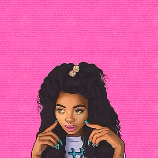 Cute black girl wallpaper