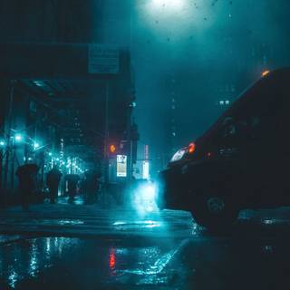 Aesthetic PS4 New York wallpaper